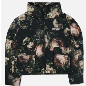 CROPPED PUFFER JACKET IN BLOOM PRINT Civil Regime